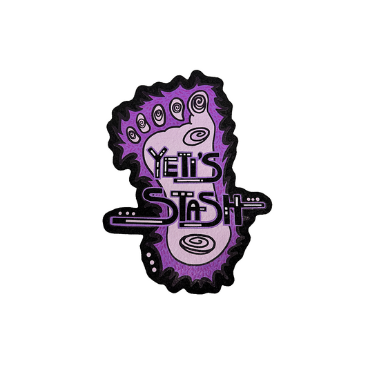 Yetistash x Moodmats - Purple Footprint Dab Mat