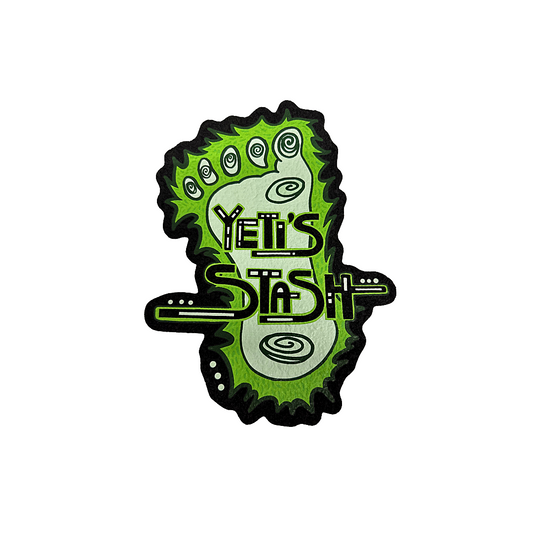 Yetistash x Moodmats - Green Footprint Dab Mat