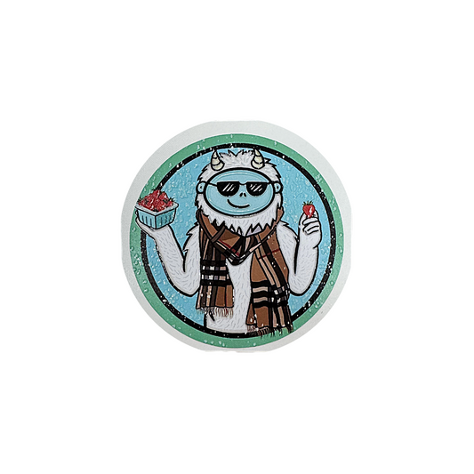 Yetistash Sticker - BrrrBerry Yeti