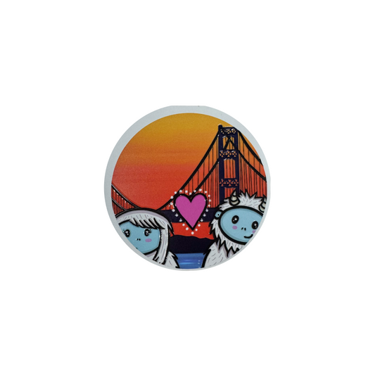 Yetistash Sticker - Yeti's in Love
